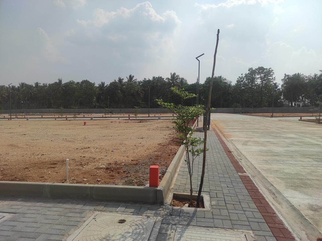 Real estate development project site view